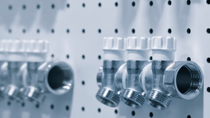 Aufkleber - Plumbing fixtures and piping parts, brass connector water valve for pipe, Brass water valve
