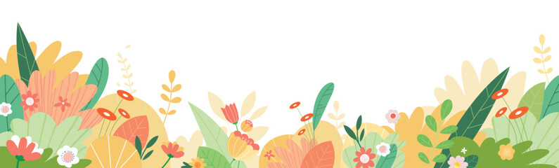 Nature background. Vector illustration for graphic and web design, social media, banner, wedding, advertising, 