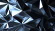 © adel - metallic polygonal texture abstract geometric background wallpaper ai generative