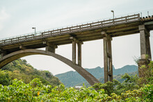 Houtong Cat Village Ruisan Coal Transportation Bridge In New Taipei City, Taiwan