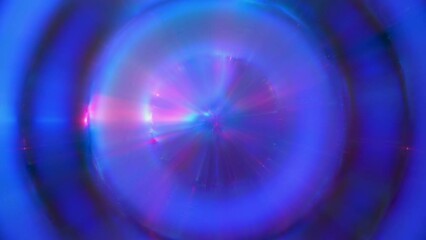 Wall Mural - colorful neon abstract glowing circle. sound waveform background