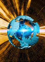 Data security, conceptual illustration