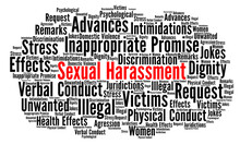 Sexual Harassment Word Cloud Concept
