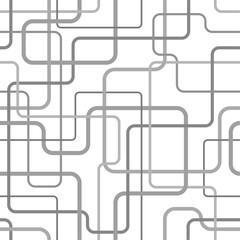 Poster - line seamless pattern. repeating abstract grey lines isolated on white background. repeated geometri