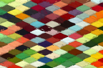 Wall Mural - colorful abstract mosaic with a rough texture background. colored square pattern background. picture