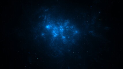 Wall Mural - stars of the galaxy nebulae in the sky, cosmic background. 3d render