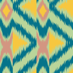 uzbek ikat pattern is a traditional silk fabric in uzbekistan. handmade textile product. use in the 
