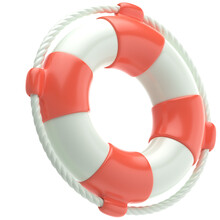 Life Raft 3d Icon