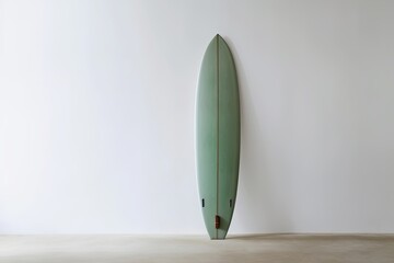 Wall Mural - The minimalist photography of a surfing board. Generative AI.