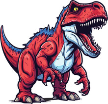 Tyrannosaurus Rex Dinosaur Vector