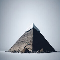 Pyramid of Giza mockup clean background 