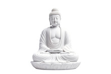 Buddha Statue Isolated On Transparent Background. PNG, Generative AI