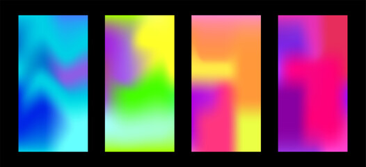 Poster - abstract soft colors background. vector illustration for different screen designs, banner, poster an