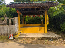 A Security Post Or Pos Kamling For Rural Security In Blitar, Indonesia
