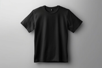 Wall Mural - black  T-shirt mockup