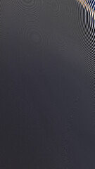 Black design for website, poster, brand identity, presentation template. Grey line curve design on abstract black background. Dark horizontal template or banner, business backdrop. 3D illustration