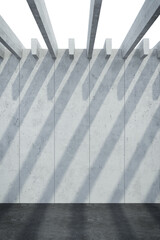  abstract architectural concrete composition, 3d rendering