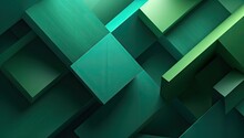 Abstract Background With A Green Color Generative AI