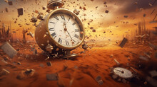 Abstract And Crude Reference Of Time Surviving The Extinction Of Mankind