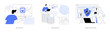 © Visual Generation - Data privacy abstract concept vector illustrations.