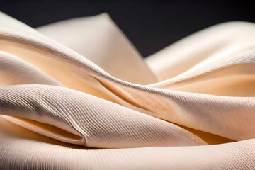 The cloth silk used in the bride's dress was so super realistic that it looked like it was made of real silk.