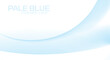 Very light pale blue curved line. Minimal bluish vector graphics