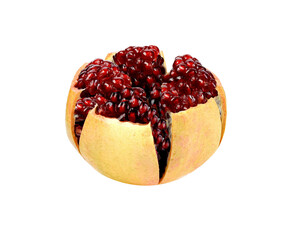 Poster - Pomegranate fruit isolated on transparent png