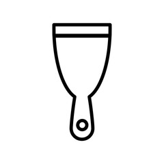 Poster - Putty knife icon,vector illustration. vector putty knife icon illustration isolated on White background 