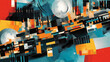 © icehawk33 - Generative AI, a collage effect for a creative and artistic website design