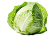 Cabbage isolated on white background, close up. Fresh cabbage PNG