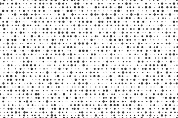 Poster - Dotted pattern. Grungy texture background. Abstract retro half tone design. Vector