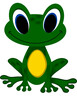 Green Happy Frog