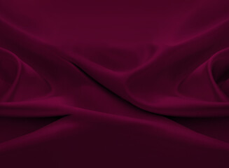 smooth red silk background for product placement