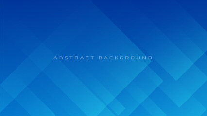 Wall Mural - Blue gradient diagonal rectangle background