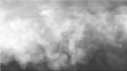 Wall Mural - Gradient halftone. Abstract gradient background of black dots. Vector illustration.