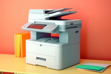 Poster - Printer copier scanner. Generate Ai