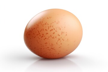 Poster - chicken egg isolated on white background. Generated by AI