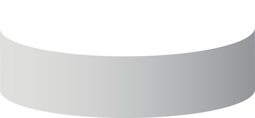 Podium, isolated on a transparent background. 3d pedestal. PN.