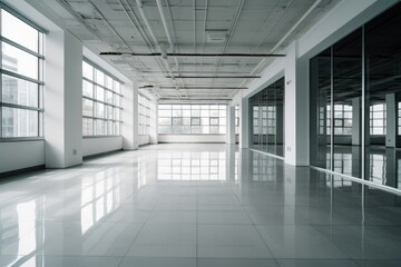 Poster - Empty modern office space