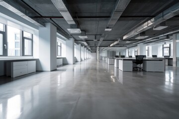 Wall Mural - Empty modern office space