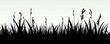 © ShadowHero - Grass Silhouette Vector Illustration for Design and Marketing. Generative AI