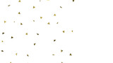 Fototapeta Do przedpokoju - Glittering golden confetti png. Glittering golden