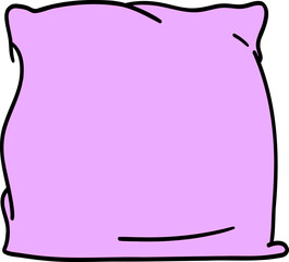 Wall Mural - Pink pillow