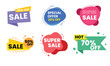 © pitsanu_1982 - Sale badges. vector sale promotion banner collection
