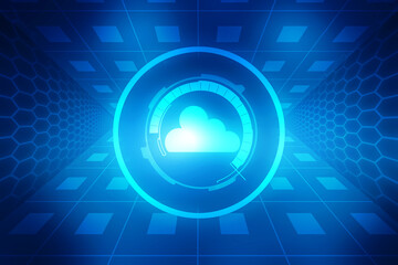Poster - 2d rendering technology Cloud computing 