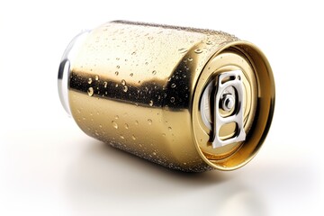 Poster - beer can isolated on white background. Generated by AI