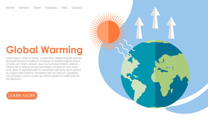Wall Mural - global warming, sea level rise, increase in temperature of planet, evaporation of worlds oceans. eco