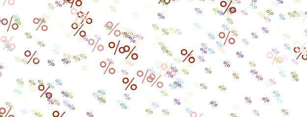 Poster - percent shopping digital in 3d.
