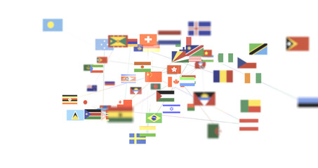 Aufkleber - Globe International World Flags - PNG transparent