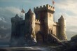 Drawbridge was raised, sealing off the castle from potential attackers and creating a sense of security for those inside. Generative AI
